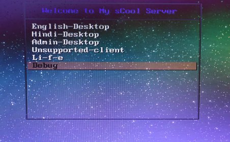 client boot menu